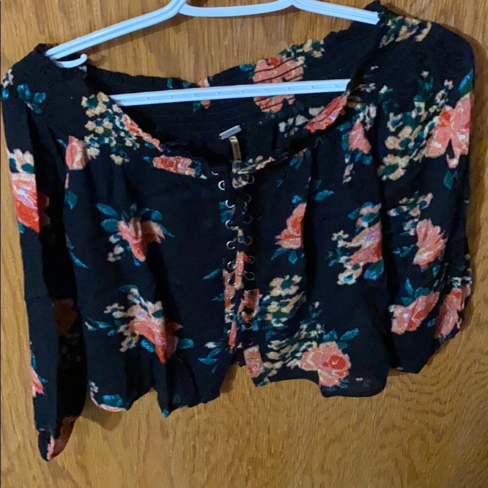 Floral crop top